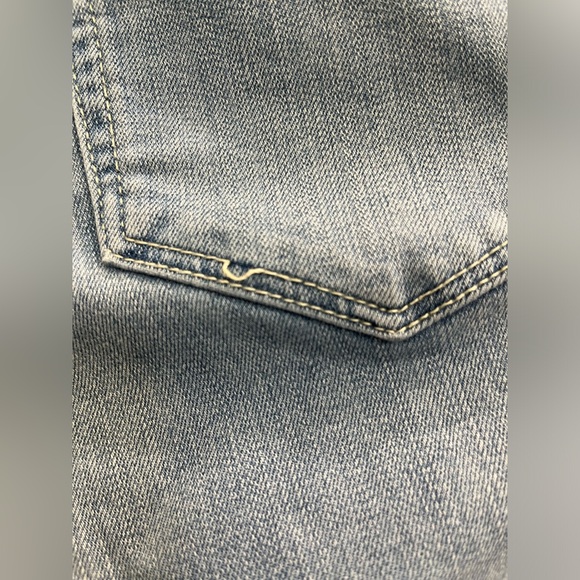 Jessica Simpson Rolled Crop Skinny Ankle Jeans, 4/ 27, Faded Blue Denim, GUC - Picture 7 of 11